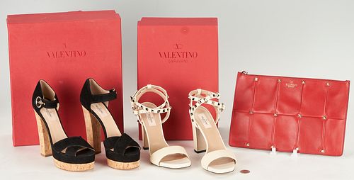 3 VALENTINO GARAVANI ITEMS, SANDALS