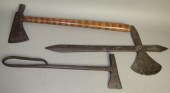 3 VARIOUS HATCHETS/TOOLSca. 18