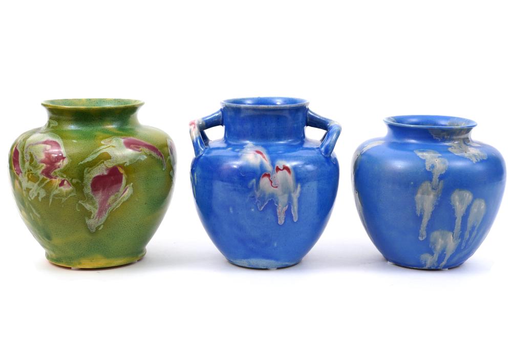 3 VASES BY FOLEY, SAINT JOHN NEW