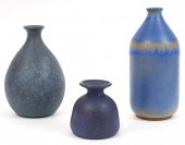 3 VASES BY JAN AND HELGA GROVE