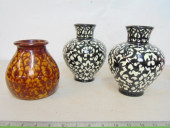 3 VELTEN VORDAMM VASES BY WALT