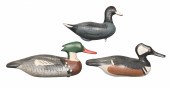 (3) Vernon Bryant carved & pai