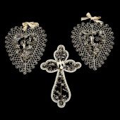 (3) VICTORIAN BEADWORK DEVOTIO