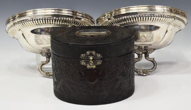 3) VICTORIAN COLLAR BOX &