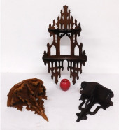 3 VICTORIAN ERA WALL MOUNT SHE