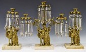 (3) VICTORIAN FIGURAL BRASS GI