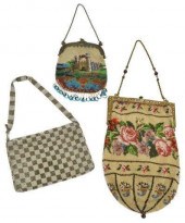 (3) VICTORIAN MICRO BEADED & O