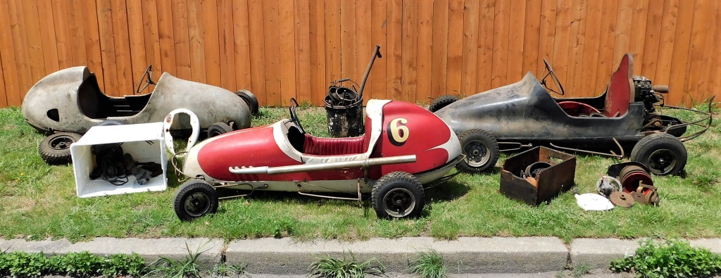 3 VINTAGE AMERICAN QUARTER MIDGET