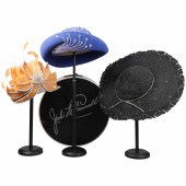 (3) Vintage bespoke wool hats