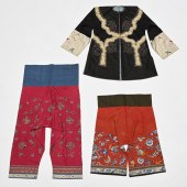 (3) VINTAGE CHINESE EMBROIDERE