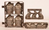 3 VINTAGE CHOCOLATE MOLDS WITH