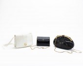 3 VINTAGE CLUTCH BAGS, 2 GUCCI