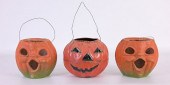 (3) VINTAGE HALLOWEEN JACK-O-L