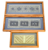 3 VINTAGE HMONG VIETNAM EMBROI