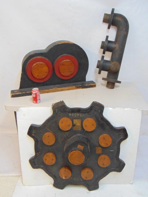 3 VINTAGE INDUSTRIAL MOLDS,