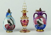 3 VINTAGE ITALIAN GLASS & POTT