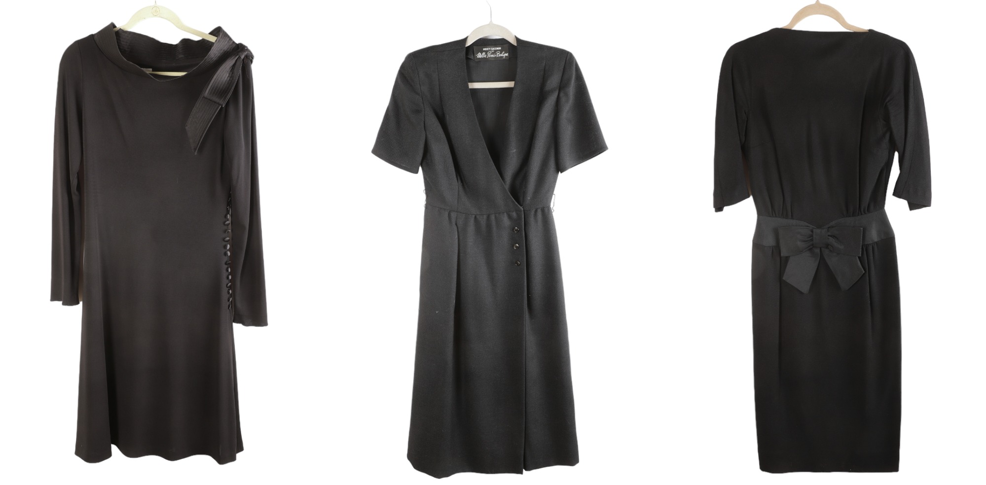(3) Vintage ladies dresses,