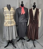 3 Vintage Ladies Ensembles. In
