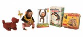 (3) Vintage mechanical toys, c