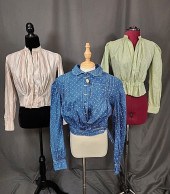 3 Vintage Printed Cotton Blous