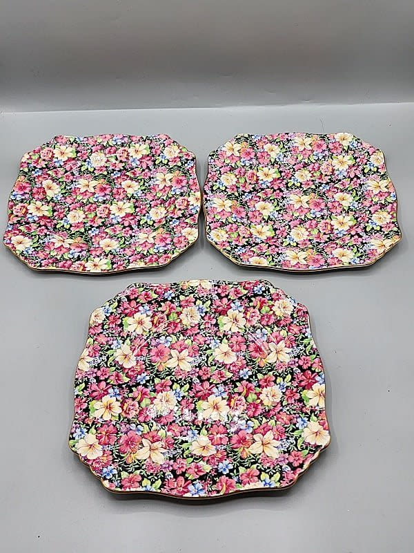 3 Vintage Royal Winton Chintz