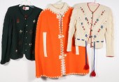 (3) Vintage sweaters and ponch