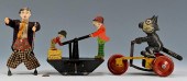 3 VINTAGE TIN WIND-UP TOYS1st