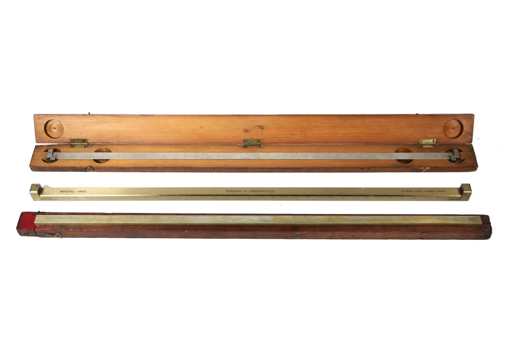 (3) VINTAGE YARD STANDARDS -