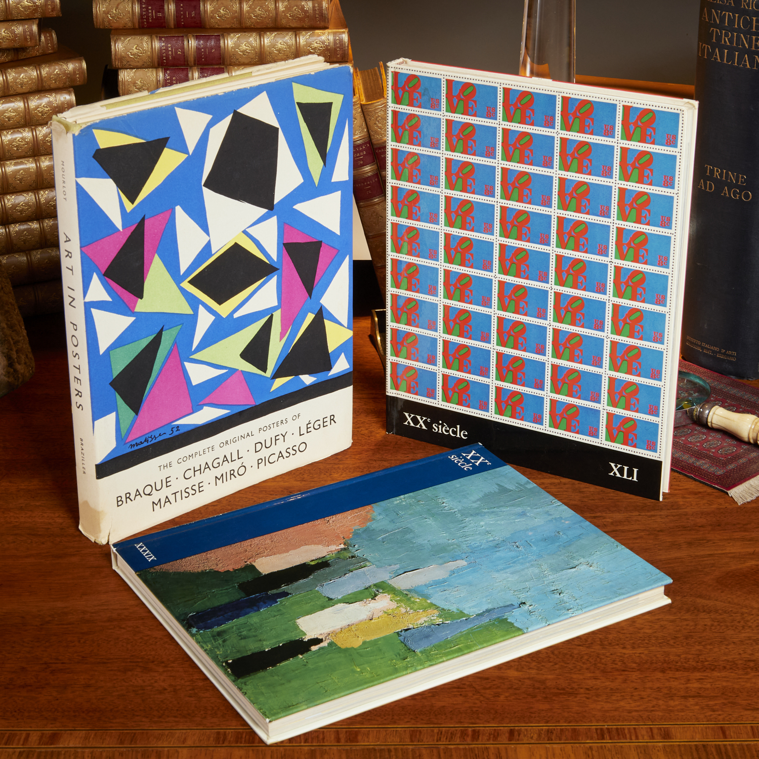 (3) VOLS., ART IN POSTERS & XXE