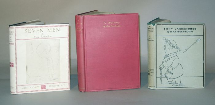 3 vols.  Beerbohm, Max: Fifty