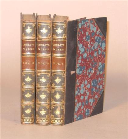 3 vols.  Cowley, Abraham. The
