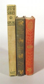 3 vols.  Kipling, Rudyard [Fir