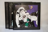 3 WARNER BROS. L.E. LITHO PEPE