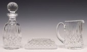 (3) WATERFORD BUTTER DISH LISM