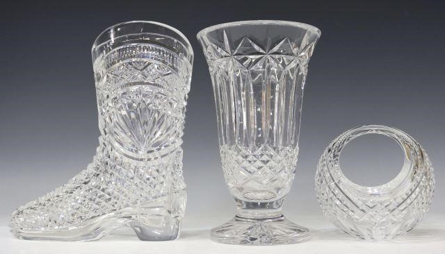 (3) WATERFORD CUT CRYSTAL