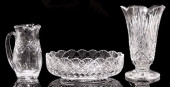 (3) WATERFORD CUT CRYSTAL VASE