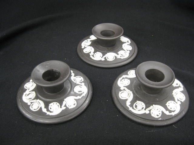 3 Wedgwood Black Jasperware