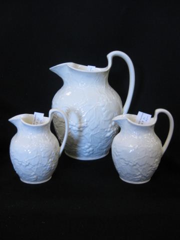3 Wedgwood Embossed Queensware