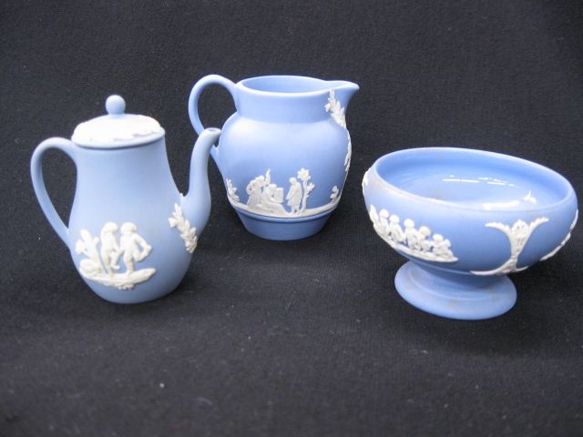 3 Wedgwood Jasperware Minatures