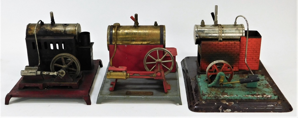 3 WEEDEN AND WILESCO STEAM ENGINE