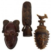 (3) WEST AFRICAN FIGURAL CARVE