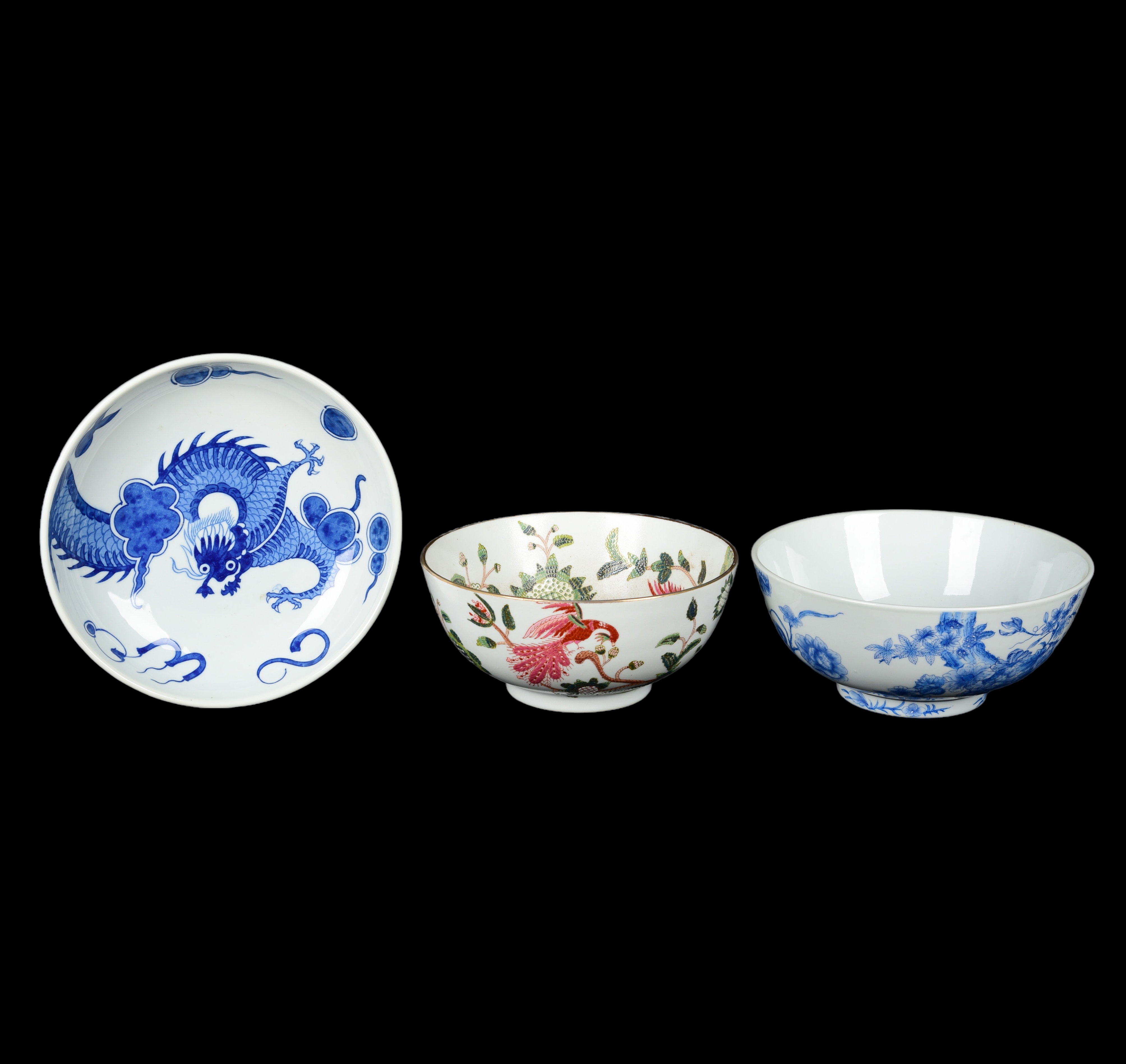 (3) Winterthur Adaptation porcelain