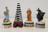 3 WIZARD OF OZ TRINKET BOXES W