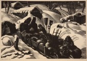 (3) WOOD ENGRAVINGS - WPA Prin