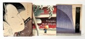 3 WOODBLOCK PRINT BOOKS: UKIYO