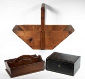 (3) WOODEN BOXES Group of (3)
