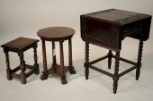 3 WOODEN OCCASIONAL TABLES, 20