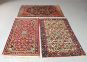 (3) Wool Oriental Prayer RugsI