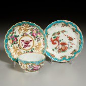 (3) WORCESTER PORCELAIN TABLE