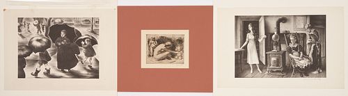 3 WPA ERA PRINTS: KENNETH HAYES